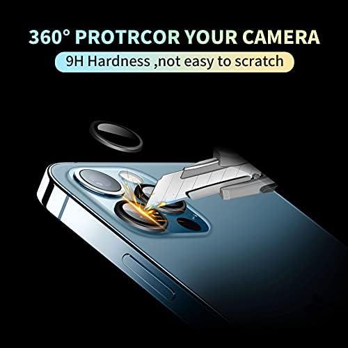 Aniboow Kamera Lencséje képernyővédő fólia Kompatibilis iPhone 13 Pro Max 6.7 hüvelyk & iPhone 13 Pro