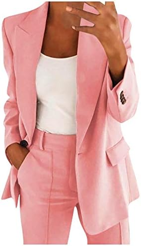 Női Blézer & Ruha Kabátok Szakmai Outwear Nyissa ki az Elülső Vékony Kabát Nyári Divatos Blézer