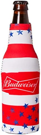 Budweiser Hivatalosan Engedélyezett Üveg Neoprén Ruha Sört Huggie Hűvösebb Cipzár Hüvely (1)