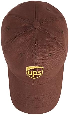 Divat-Őszi Téli UPS United Parcel Service Hímzett Barna Sapka Állítható Kasmír Pamut Sapka