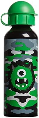 Tinc Zöld Szörny Camo Újrahasznosítható Fém kulacs - 500ml - Egyetlen Bőrű - BPA Mentes (WBMCAHGR)
