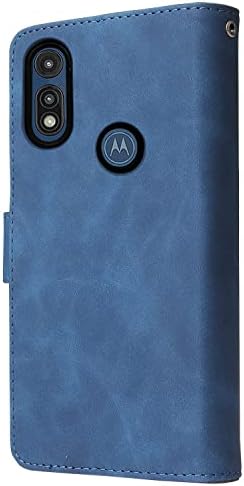 Asuwish Kompatibilis Moto E 2020 Motorola E7 Tárca Esetben Edzett Üveg Képernyő Védő Fedél Kártya Tartóját