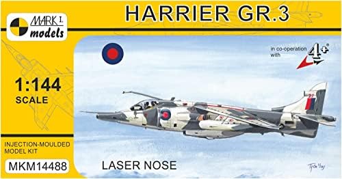 Márk 1 1/144 Brit légierő Harrier GR.3 Lézer Orr Műanyag Modell MKM14488