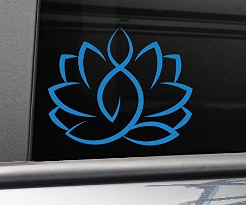 Nashville Matricák Lotus Flower Jóga Meditáció Vinyl Matrica Laptop, Autó, Teherautó Lökhárító Ablak Matrica,