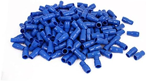 X-mosás ragályos 500pcs Kék PVC 25mm2 Terminál Vezeték Csatlakozó Hüvely Védeni Szigetelt Kiterjed a Caps(ÚJ