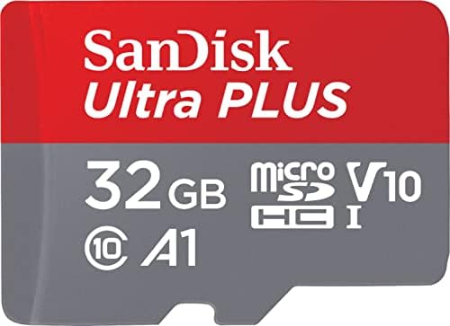 SanDisk Ultra Plus 32GB microSDXC UHS-én Memóriakártya - 130MB/s, C10, U1, Full HD, A1, Micro SD Kártya