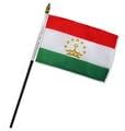 4x6 inch Tádzsik miniatűr asztal zászlót zászló