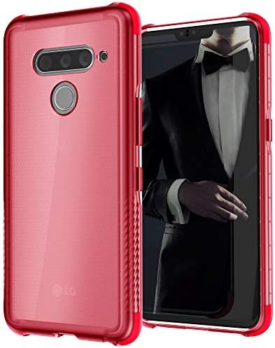 Ghostek Titkos Célja az LG V50 Dolognál 5G Esetben, Tiszta Szilikon Lökhárító hátlapot Ultra Vékony Slim