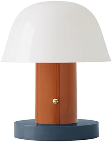 Modern Század Közepén Gomba asztali Lámpa, konnektor, Art Deco asztali Lámpa Búra, Minimalista Hordozható