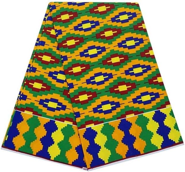 Homm3crafft Királyi Viaszos Batik Nyomtatás Afrikai Szövet Pagne Puha Pamut Ankara Kente Valódi Textil
