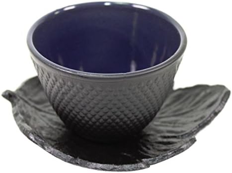 Fekete Pöttyös Hobnail Japán öntöttvas Tea Csésze Szett Csésze Tea Csésze Csészealj ~ fizetünk A forgalmi