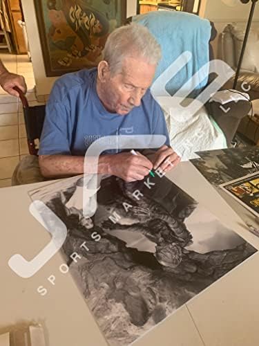 Ricou Browning dedikált, aláírt 16x20 fotó Lény a Fekete Lagúna SZÖVETSÉG