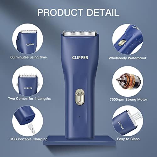 Kutya Clippers,Csendes Mosható USB Újratölthető, Vezeték nélküli, kutyakozmetika Készlet,Elektromos Háziállatok