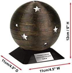 Gömb Urna a Hamu a Emléktárgy, Dekoratív Hamvasztás Urna Meghatározott, Urnák a Csillagok, Urna lakberendezés