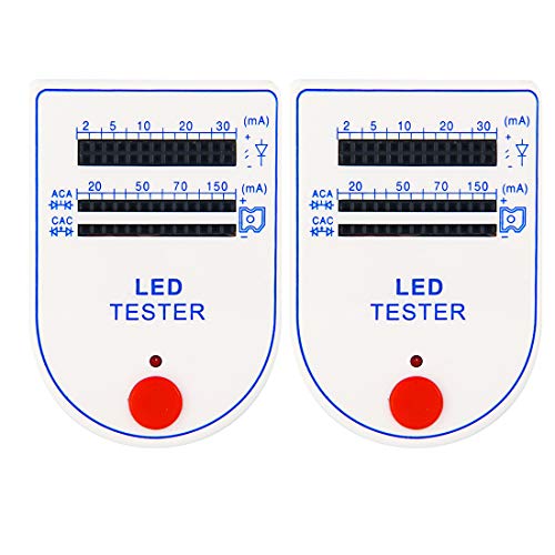 HiLetgo 2db LED Teszt Doboz Tester 2~150mA Mini Praktikus Fénykibocsátó Dióda Lámpa Akkumulátor Teszter