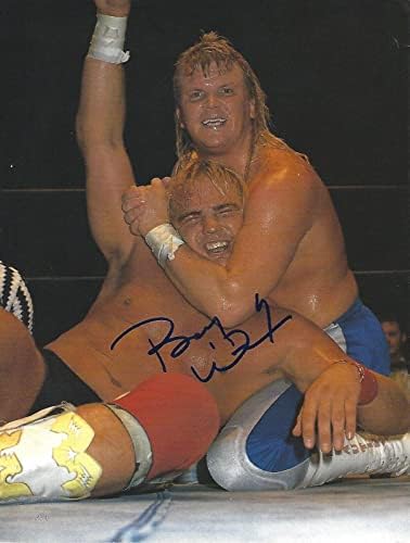 Barry Windham Aláírt 8.25x11 Magazin Oldal Fotó WWE-Legenda Kép Autogram - Dedikált Birkózás Egyéb Tételek