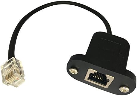 RJ12 Kábel 6P6C Férfi-Női Telefon, Ethernet Adapter Kábel Átalakító Aljzat(RJ12 6P6C)