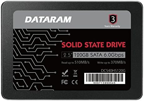 Dataram 120GB 2,5 SSD Meghajtó szilárdtestalapú Meghajtó Kompatibilis az ASUS H170 PRO Gaming