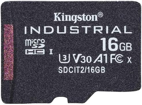 Kingston Ipari 16 gb-os microSDHC C10 A1 pSLC Kártya SDCIT2/16GBSP - 2 Pack