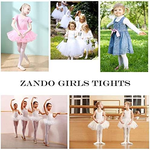 Zando Lányok Balett-Tánc Harisnya - Ultra Puha Pro Kabrió Balett Átmenet Tánc Harisnya Gyerekeknek, Diákoknak