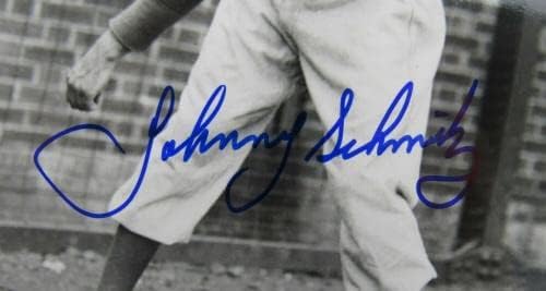Johnny Schmitz Aláírt Automatikus Aláírást 8x10 Fotó III - Dedikált MLB Fotók