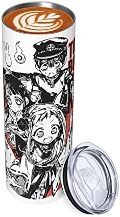 UNSUYU Anime Wc-Kötött-Hanako-Kun Rozsdamentes Acél Szigetelt Bögre szemhéjakkal, Majd Sorsot duplafalú