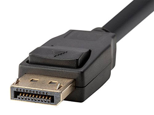 Monoprice DisplayPort 1.2 Kábel, 6 Láb (10-es Csomag) akár 4K (3840x2160p) 3D-s Videó, a Nagy átviteli
