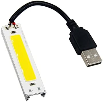 HALONE Led 60mm 15mm COB LED Szalag 2W 5V DC USB Meleg Hideg Fehér COB LED Forrás DIY Kerékpár Munka lámpa