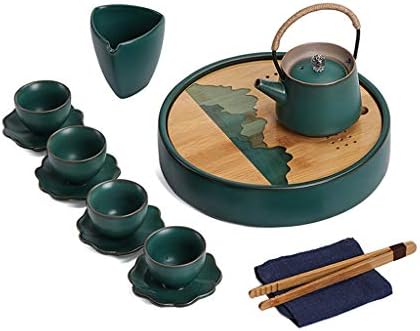 PDGJG Modern Tea Set Set Négy Csésze Egy Pot Egyszerű, Nappali, Erkély Tea Készítése