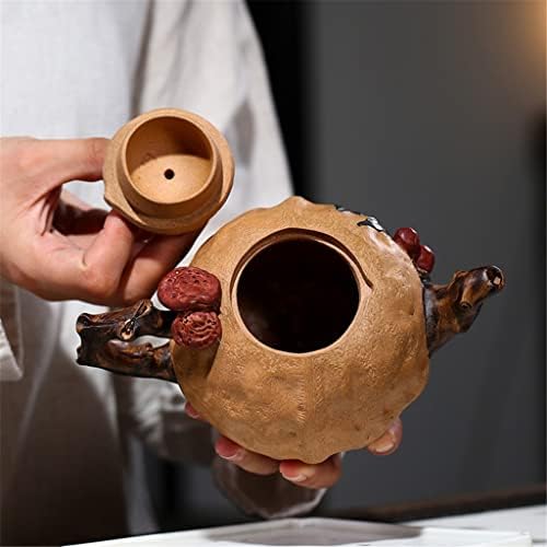 WSSBK Dió alakú teáskanna kerámia teáskanna teás készlet egyetlen termék teáskanna ékszerek, vízforraló,