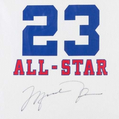 Michael Jordan Aláírt Dedikált 1985 Mitchell & Ness-i All-Star Jersey Bikák uda vagy - Dedikált NBA Mezek
