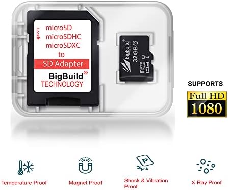 BigBuild Technológia 32GB Ultra Gyors 80MB/s microSDHC Memória Kártya Samsung Galaxy M20, M21/M21s, M22,