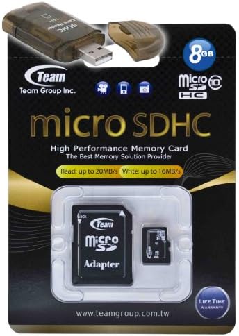 8 gb-os MicroSDHC Class 10 Csapat Nagy Sebesség 20 MB/Mp Memória Kártya. Villámgyors Kártya Nokia 6303i