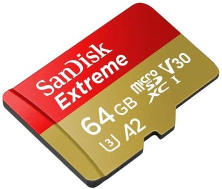 64GB SanDisk Extreme (5 Csomag) MicroSD Memóriakártya DJI Mavic Mini 2, Mavic Mini, Mavic Air 2 Drón (SDSQXAH-064G-GN6MN)