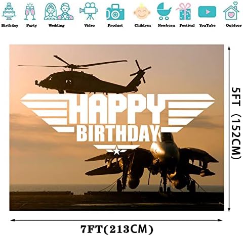 EMDSPR Katonai Harcos Hátteret Születésnapot, 7x5ft Vinil, Légi Erő Retro Repülőgép Fotózás Hátteret Pilóta