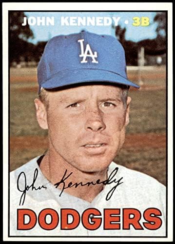 1967 Topps 111 John Kennedy Los Angeles Dodgers (Baseball Kártya) NM Dodgers