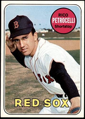 1969 Topps 215 Rico Petrocelli, a Boston Red Sox (Baseball Kártya) EX+ Red Sox