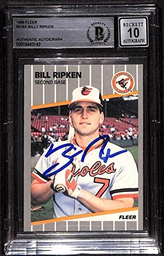 616 Bill Ripken FF F Arcát Er - 1989 Fleer Variáció Baseball Kártyák (Csillag) Osztályozott lenne beégés