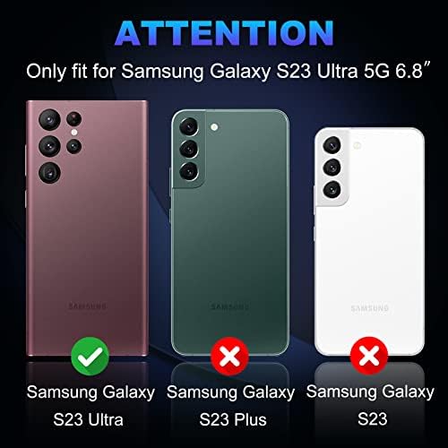 TQLGY Samsung Galaxy S23 Ultra Kamera Lencséjét Védő, 9H Edzett Üveg Kamera Fedél Képernyő Védő Fém Egyedi