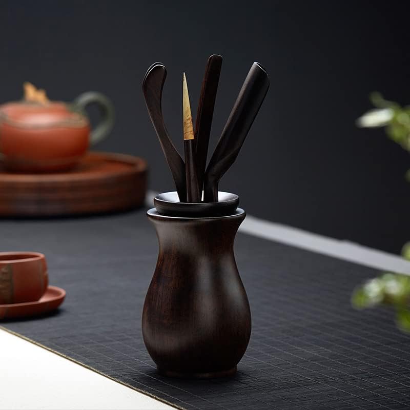Kung Fu Tea Set, Hat készlet Természetes teaszertartás Trombita Kínai kung fu-ja Teás Készlet Kiegészítők