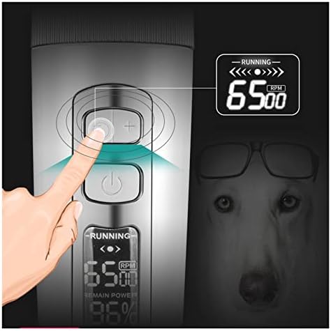 LCD Kijelző Újratölthető Szakmai Kutyája Haj Trimmer 2000mAh Kutya Clipper Elektromos Borotva Ápolás Hajvágás