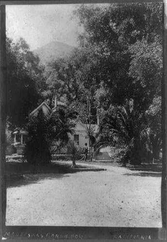 HistoricalFindings Fotó: Helena Modjeska,Házat,Kívül,Otthon,lakás,Színésznők,Kalifornia,CA,1909