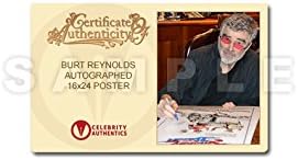 Burt Reynolds Dedikált 16×24 Füstös, valamint A Bandita Poszter