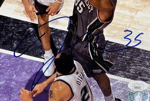 Jason Collins Aláírt 8x10 New Jersey Nets Kosárlabda Fotó SZÖVETSÉG - Dedikált NBA-Fotók