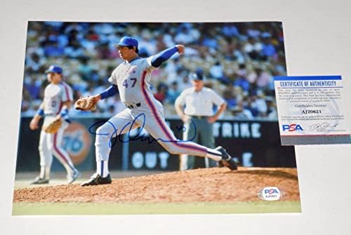 Jesse Orosco Dedikált 8x10-es Színes Fénykép (York Mets) - Psa Dns-t! - Dedikált MLB Fotók