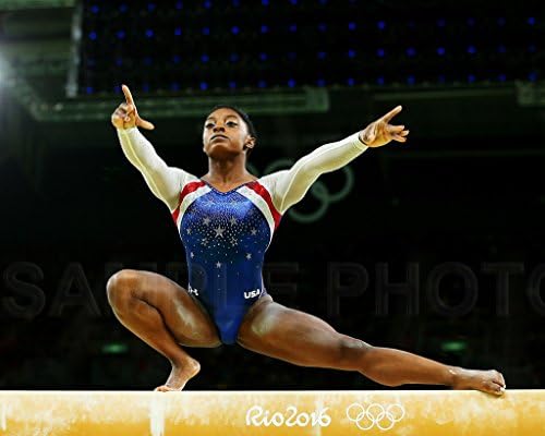 SPORTSPHOTOSUSA Simone Pais USA-ban Rio Olimpiai Torna Gerenda 8X10 Fotó