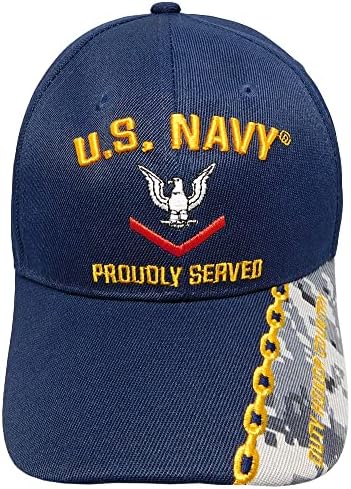 Egyesült Államok Haditengerészete Büszkén Kiszolgált Altiszt Kötelessége, Becsület, Bátorság, Navy Kék