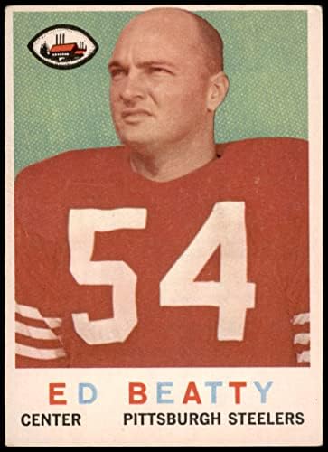 1959 Topps 48 Ed Beatty Pittsburgh Steelers (Foci Kártya) VG/EX Steelers Mississippi