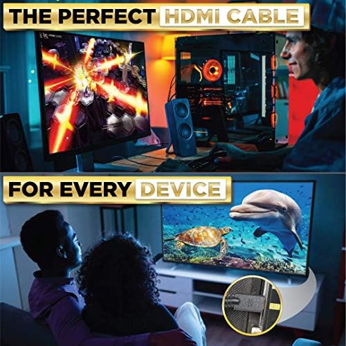 PowerBear 4K-HDMI Kábel 3ft, 6ft, 10ft [3-Pack]