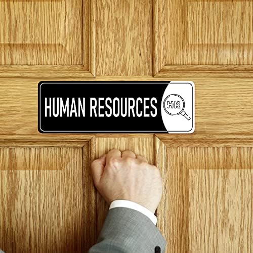 Emberi Erőforrások Jel 9x3, Öntapadó Doorplate a Hivatalok Szoba-Ház